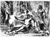 Samson betrayed by Delilah into the hands of the Philistines